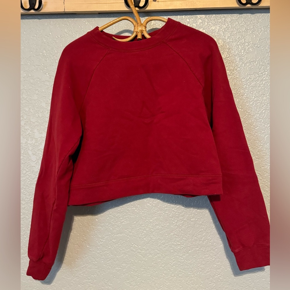 Unmatched Cropped Crew Sweatshirt